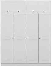 Riidekapp Kalune Design Kale 5227, 52 x 180 x 255 cm, valge