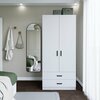 Riidekapp Hanah Home Yaman 1600-042, 80 x 182 x 47 cm, valge