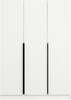 Riidekapp Kalune Design Kale 2288, 52 x 135 x 210 cm, valge