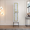Riidekapp Kalune Design Martin 1, 42 x 50 x 200 cm, kuldne/valge/must
