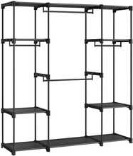 Avatud riidekapp Songmics, 43 x 151 x 166 cm, must