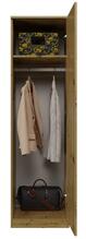 Magamistoa kapp Top E Shop SD-50, 50 x 50 x 180 cm, tamm/pruun, 5 riiulit, 1 uks