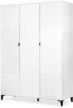 Riidekapp Littlesky Mia, 137 x 52 x 191 cm, valge