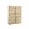 Riidekapp Adrk Furniture Denver 150, 150 x 200 x 58 cm, tamm/pruun