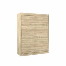 Riidekapp Adrk Furniture Denver 150, 150 x 200 x 58 cm, tamm/pruun