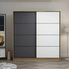 Riidekapp Kalune Design Kale 7170, 52 x 220 x 210 cm, valge/tumehall