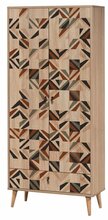 Riidekapp Kalune Design City Triangle, 45 x 80 x 190 cm, mitmevärviline