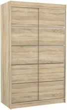 Riidekapp Adrk Furniture Benisso 120, 120 x 58 x 200 cm, sonoma/tamm
