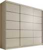 Liugustega riidekapp Adrk Furniture Andy 250, 250 x 215 x 58 cm, pruun