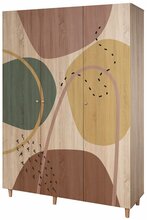 Riidekapp Kalune Design Lena 911, 52 x 135 x 192 cm, pruun