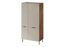 Riidekapp Cama Meble 5 ALMERA, 90 x 52 x 185 cm, pähkel/kasmiir