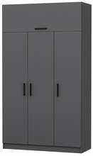 Riidekapp Kalune Design Minar 3 255, 135 x 52 x 255 cm, antratsiit