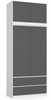 Riidekapp Akord Furniture Factory S90, 50.4 x 90.4 x 235 cm, valge/hall