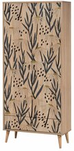 Riidekapp Kalune Design City Daisy, 45 x 80 x 190 cm, mitmevärviline