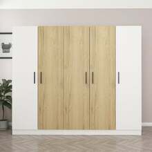 Riidekapp Kalune Design Kale 3110, 52 x 225 x 190 cm, valge