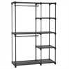 Avatud riidekapp Songmics, 112 x 43 x 165 cm, must