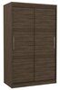 Riidekapp Adrk Furniture Collin 120, 120 x 58 x 200 cm, tumepruun