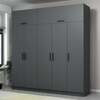 Riidekapp Kalune Design Kale 5265, 52 x 225 x 255 cm, antratsiit