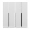 Riidekapp Kalune Design Kale Plus 7784, 180 x 52 x 210 cm, valge