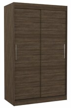 Riidekapp Adrk Furniture Collin 120, 120 x 58 x 200 cm, tumepruun