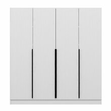 Riidekapp Kalune Design Kale Plus 7784, 180 x 52 x 210 cm, valge