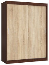 Riidekapp Akord, 60 x 150 x 200 cm, pähkel/sonoma tamm