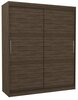 Riidekapp Adrk Lincoln 180, 58 x 180 x 215 cm, pruun