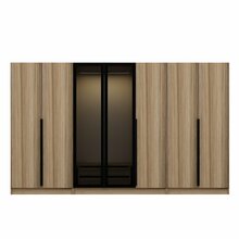 Riidekapp Kalune Design Kale Plus 7822, 52 x 315 x 210 cm, tamm