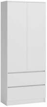 Riidekapp Top E Shop Malwa SS90, 90 x 50 x 180 cm, valge