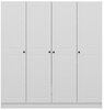 Riidekapp Kalune Design Kale Mebran 4772, 52 x 180 x 210 cm, valge