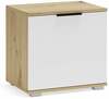Kapp Halmar Clif ST-50, 50 x 38 x 48 cm, ameerika tamm/valge