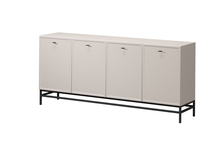 Kummut Bogart Lorini 200 4D, 200 cm, beež/must