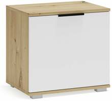 Kapp Halmar Clif ST-50, 50 x 38 x 48 cm, ameerika tamm/valge