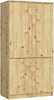 Riidekapp Akord S90 4D CLP, 50.4 x 90.4 x 180 cm, pruun