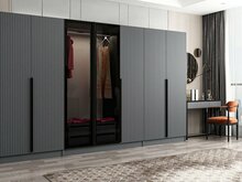 Riidekapp Kalune Design Kale Plus 7806, 52 x 315 x 210 cm, hall