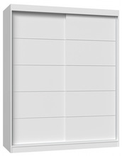 Riidekapp Top E Shop IGA 160, 160 x 200 cm, valge, 7 riiulit, 2 ust