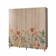 Riidekapp Kalune Design Loni 4 915, 52 x 180 x 192 cm, pruun