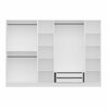 Riidekapp Kalune Design Kale 5033, 52 x 270 x 210 cm, valge