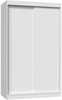 Magamistoa kapp Top E Shop IGA 120, 120 x 61 x 200 cm, valge, 7 riiulit, 2 ust