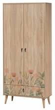 Riidekapp Kalune Design City Tulip, 45 x 80 x 190 cm, mitmevärviline