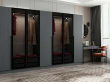 Riidekapp Kalune Design Kale Plus 7807, 52 x 315 x 210 cm, hall