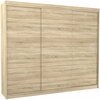 Riidekapp Adrk Furniture Antos SW-ANT-S-250+A435, liugustega, 250 x 58 x 215 cm, sonoma