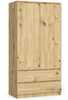 Riidekapp Akord S90, 51 x 90 x 180 cm, pruun