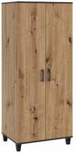 Riidekapp Adrk Furniture Pola 12, 80 x 193 x 56 cm, 2 ust, pruun