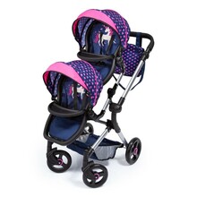 Nuku vanker Bayer Twin Neo, 26254AA, sinine/roosa