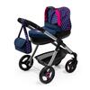 Nuku vanker Bayer Dolls Pram, sinine