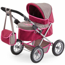 Nukukäru Bayer Deep Stroller, 13078AA, roosa/hall