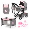Nuku vanker Bayer Dolls pram Xeo mega set, 17033AD