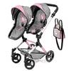 Nukukäru kaksikutele Bayer Design Twin Pram Neo, 26233AA, hall liblikaga