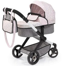 Nukukäru Bayer Design Dolls Pram Xeo, 17031AA, roosa/hall